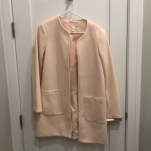 Blush oversized blazer